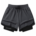Meeste ujumisp&uuml;ksid Slim Fit kahekihilised kiiresti kuivavad konservatiivsed hingavad ujumisn&ouml;&ouml;rid elastne v&ouml;&ouml;koht ujumisp&uuml;ksid veespordi jooksup&uuml;ksid XXXXL valge