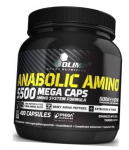 Aminohapete kompleks lihaste kasvu jaoks, Anabolic Amino 5500, Olimp Nutrition (27283006) 400caps