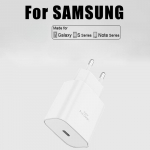 PD 45W kiirlaadija Samsung Galaxy S24Ultra S24 S23 S22 S21 S20 Note20 Ultra Plus A55 A54 A35 A25 A15 A05 &uuml;likiire laadimine EU valge