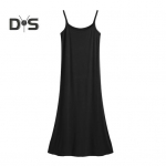 Suvine p&auml;ikesekleit varrukateta, vaba &uuml;hev&auml;rviline, veniv seljata, &uuml;mara kaelusega A-line sisemine riietus V&auml;lisr&otilde;ivad Midi-kleit igap&auml;evane libisemiskleit M must