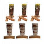 Tanrirka Red & White Chandan Tika pulgad 40-60gm (3+3) 6tk 100% puhas //Looduslik/Kummardamine