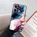 Marmorist mustriga pehme must silikoonist telefoni&uuml;mbris Xiaomi Redmi kaamerale p&otilde;rutuskindel kummist kaitseraua kate Redmi Note 13 Pro 13C &uuml;mbriste jaoks Xiaomi Poco X3