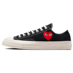 Comme des Gar&ccedil;ons PLAY x Converse Chuck 70 Low &Uuml;ksik S&uuml;da - Must Unisex Tennised Punane Egrett A08804C 46.5 beige