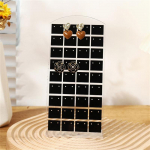 72 auku plastikust ehete vitriin N&auml;ita nagi k&otilde;rvar&otilde;ngad ripats k&otilde;rva konks alus Hoiu riiul vitriin korraldaja hoidja A3