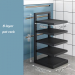 Potiriiul hoiustamisriiul valamukapi all olev mitmekihiline reguleeritav riiul, mis on p&uuml;hendatud potiriiulile 5 layer