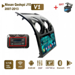 Androidi autoraadio stereo Nissan Qashqai J10 2007-2013 GPS-navigatsioon 2DIN 4 tuumaga multimeediumipleier 4+64 GB Carplay autoraadio 1+16GB,A