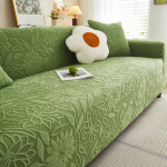 1 tk Camellia Jacquard elastne diivani kate, libisemiskindel diivani kate, diivani kate Four Seasons universaalne m&ouml;&ouml;blikaitse dekoor 2 Seater roheline