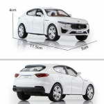 Maserati Levante luksusmaastur, 5-tolline metallauto simulatsioon, peen survevalu ja m&auml;nguasjas&otilde;iduk RMZ city 1:36 sulamist mudelikingitused lastele
