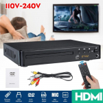 HD DVD-m&auml;ngija tugi USB-porti LCD-DVD-m&auml;ngija Kompaktne piirkond Stereovideo MP4 MP3 CD USB-kaugjuhtimispult teleri kodu jaoks must
