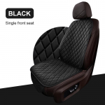 SEAMETAL autoistme kate koos seljatoe kaitsmega, nahast esiistmepadi auto sisemuse veoauto maasturi kaubiku jaoks For Single Front Seat