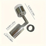 720&deg; Universaalne k&ouml;&ouml;gisegisti pritsmevastane aeraator Vannitoa kraan P&ouml;&ouml;ratav segisti pihusti vett s&auml;&auml;stev kraani otsiku pikendusadapter