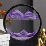3D liikuv liiv Kunstpilt &Uuml;mmargune klaas S&uuml;vamere Liivamaastik Liivakell Kiirliiv K&auml;sit&ouml;&ouml; Voolav liiv V&auml;rvimiskontor Kodukaunistus Kingitus 1PCS