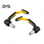 1 paar mootorratta k&auml;ekaitse CNC alumiiniumsulamist juhtraua piduri siduri hoob k&auml;ekaitse Mootorratta mustuse jalgratta t&otilde;ukeratta modifitseerimise tarvikud punane