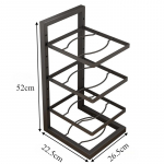 Roostevabast terasest k&ouml;&ouml;giriiul, kraanikauss, mitmekihiline majapidamisriiul, k&ouml;&ouml;gitarbed Potiriiul on spetsiaalselt loodud pottide ja n&otilde;ude hoidmiseks. 4 layer