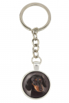 Dachshund Smooth-haired, Wiener dog, Badger dog - keychain with your photo, key decoration, bag pendant from Art-Dog brand