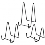 3 tk. telefonialused, taldrikuhoidja, molbertiga kuvar must