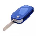 For Fiat 500 Key Shell Panda Stilo Ducato Punto Automaatselt kokkuklapitav Asendusauto V&otilde;tmehoidja kaane&uuml;mbris Puldi kaugjuhtimisauto 3 nuppu must