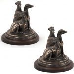 Whippet - dog figurine, dog silhouette figurine, trophy for Art-Dog dog show exhibition
