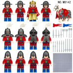 Keskaegsed l&otilde;vir&uuml;&uuml;tlid s&otilde;durid ehitusklotsid v&auml;lja laste ehitusklotsid m&auml;nguasi