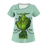 Naiste moe j&otilde;ulutr&uuml;kiga vormiriietus kombinesoon kaldus kraega topelttaskuga T-s&auml;rk l&uuml;hikeste varrukatega topp S