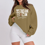 Naiste vabaaja mood pikkade varrukatega, &uuml;mara kaelusega avar dressipluus L roosa