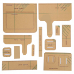 12 tk &otilde;lakoti akr&uuml;&uuml;lmalli nahamustrit k&auml;sitsi valmistatud joonistus k&auml;sit&ouml;&ouml;tarvikud