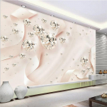3D Stereoskoopilised ehted Roosa seinamaaling Elutoa teler Diivan Tausta Seinatapeet Kodukaunistuse Taustatapeet 200 cm(W) x 140 cm(H)