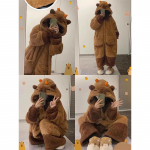 Naiste Anime Pidžaama Kawaii Capybara Magus talvine paksendatud armas pl&uuml;&uuml;s multikas koduriiete &uuml;likond s&uuml;nnip&auml;evakingitus XL
