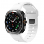 Rihm Samsung Galaxy Watch Ultra 47 mm silikoonrihmaga Pehme Sport Correa k&auml;ev&otilde;ru jaoks Galaxy Ultra 47 MM asenduskellarihma jaoks Galaxy Ultra 47mm valge