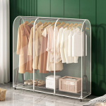 Clear Garment Rack Cover Clothes for Bedroom Home Coats Shirts suits 120cmx50cmx150cm