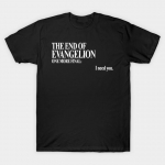 Meeste Must Tr&uuml;kiga T-s&auml;rk &Uuml;lisuur T-s&auml;rkNeon Genesis Evangelion L&otilde;ikamata &Uuml;lekandepaberiga Tr&uuml;kk Puuvillane T-s&auml;rk M must