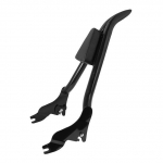 Harley-Davidson Glide 22-tolline poolitatud tagaistme seljatoe padi mootorratta tarvikud HX pointed backrest one-piece must