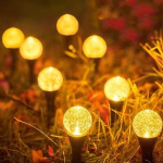 15/20 LED-i p&auml;ikesemullidega v&auml;listingimustes kasutatavate murulambi n&ouml;&ouml;ride komplekt maastikukujundusega IP65 veekindlad LED-id p&auml;ikeseenergial t&ouml;&ouml;tavad valgustid aiahoovi jaoks 15LED soe valge v&auml;rv