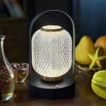 Loominguline lugemislamp kaasaskantav latern, h&auml;mardatav LED voodi &auml;&auml;res laetav &ouml;&ouml;lamp must