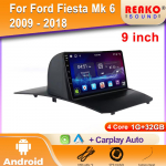 2K IPS Androidi autoraadio Ford Fiesta Mk 6 jaoks 2009 &ndash; 2018 Multimeedia videopleier Navigatsioon GPS 4G Carplay Autoradio 4 core 1GB+32GB carplay
