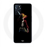 Coque Maniacase pour Oppo A16 one piece manga anime luffy fond noir