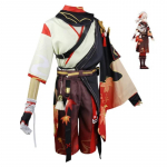 M&auml;ngu Genshin Impact Cosplay Kost&uuml;&uuml;mid Kaedehara Kazuha Cosplay Kost&uuml;&uuml;m &Uuml;likonnad R&otilde;ivad &Uuml;likonnad Komplektid Riided Mantlid Keepid XS beež
