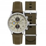 AVI-8 Hawker Hurricane Klassikaline Kronograaf Khaki T&auml;hikuga Kvarts AV-4011-1B Meeste K&auml;ekell Lisarihmaga khaki