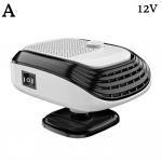 Autole paigaldatav k&uuml;tteseade, Autole paigaldatav talvine kiirsoojendus 12V24V k&uuml;tteventilaator, udu eemaldav soojendus 12V valge/must