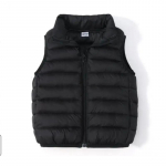 T&uuml;drukute Poiste Sulepuuvillased Vestid Laste Soe Varrukateta Jakk Laste Vest Pealisr&otilde;ivad S&uuml;gis Talv Poiste Mantel 150cm must