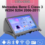 Android Carplay autoraadio Mercedes Benz C Class 3 W204 S204 2006-2011 Multimeediumipleieri peakomplekt Stereo GPS Navigatsioon BT WIFI 2+32GB 1+16GB