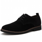 Suurused 38-48 Oxford Meeste Kingad PU Suede Nahk Kevad S&uuml;gis Vabaaja Meeste Nahast Kingad Meeste Ametlikud Kingad 38 must