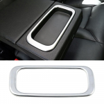 For Volvo XC60 2018 2019 2024 Car Interior Rear Seat Water Cup Holder Frame Cover Trim Strip ABS Interior Moulding Sticker h&otilde;be