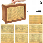 500/1000/2000/3000/5000/10000 Ringgit Mal Kasti Siga Puidust Rahakassa Korduvkasutatav Rahakarp S&auml;&auml;stmiseesm&auml;rgi ja Numbritega Kastid