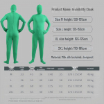 Halloweeni n&auml;htamatu mehe kost&uuml;&uuml;m: Must hingav &uuml;hes t&uuml;kis t&auml;iskasvanutele M roheline