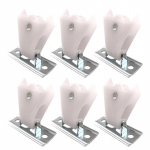 6 tk bambusest rulookardinad Ruloode n&ouml;&ouml;ri rihmarattad Akende ruloolukk Rooma kardinate jaoks Plisseeritud kardinate asendustarvikud valge