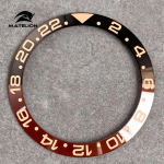 MATELION 38mm Keraamilisest Sulamist Kellaraami Sisestusr&otilde;ngas Kaldu Sobivus 40mm Kellakorpus NH35 NH34 GMT Sukeldumiseks Meeste Kell Osad Tarvikud