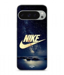Coque - MANIACASE - Google Pixel 9 Pro XL - Silicone - Noir - Nuit &eacute;toil&eacute;e - Dor&eacute;