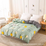 Aloe Vera puuvillane tekikate &ndash; &uuml;hekordne, 1,5 m/1,8 m, standardpikkus 2,2 m 1.5*2.0 Single Quilt Cover