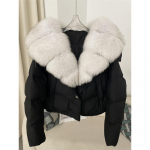 Kasukas naiste s&uuml;gistalvine valge pardi sulejope L&uuml;hike soe mantel XS